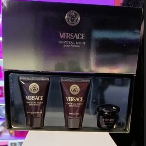 Versace Crystal Noir Gift Set Travel Size